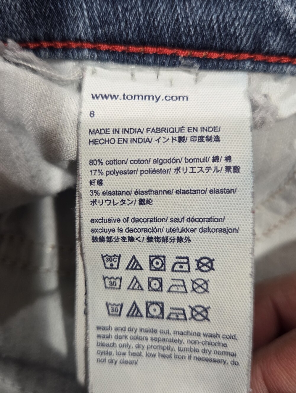 Tommy Hilfiger Slim Fit Women's Skinny Jeans Legging Size 8 - Picture 9 of 15
